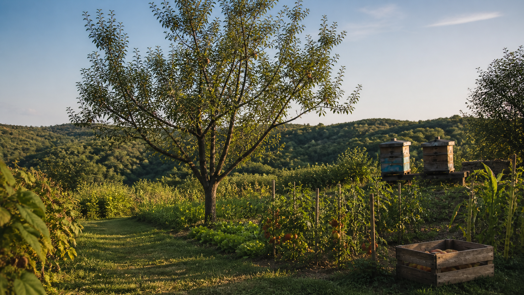 Voćnjak i sezonski domaći proizvodi na imanju Secret Garden u Golinji